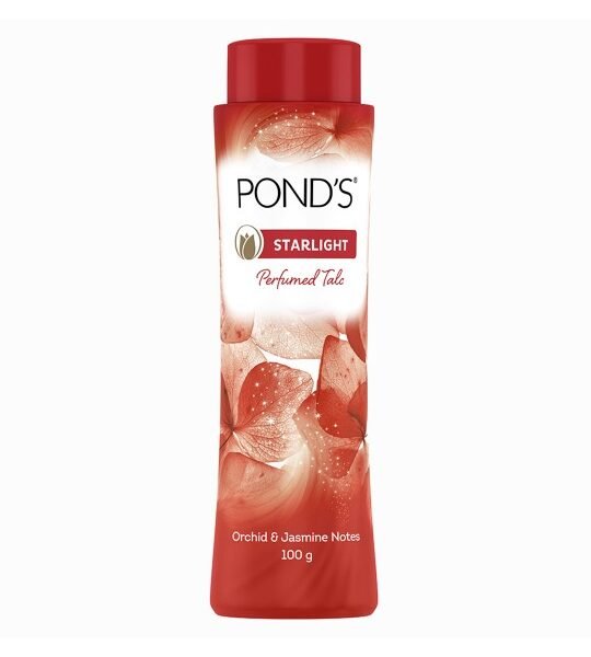 Ponds Starlight Perfumed Talc with Orchid & Jasmine Notes - 100 g